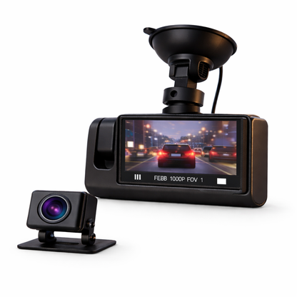 CÁMARA DASHCAM 3 EN 1 – SEGURIDAD TOTAL PARA TU AUTO