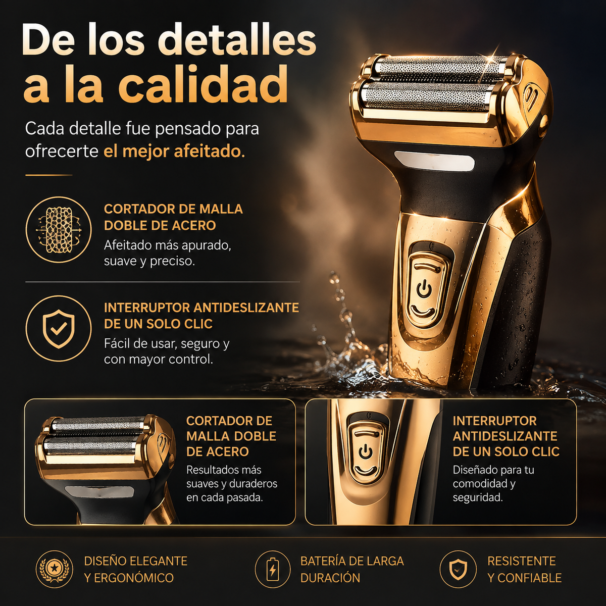 Cortapelos recargable 3 en 1