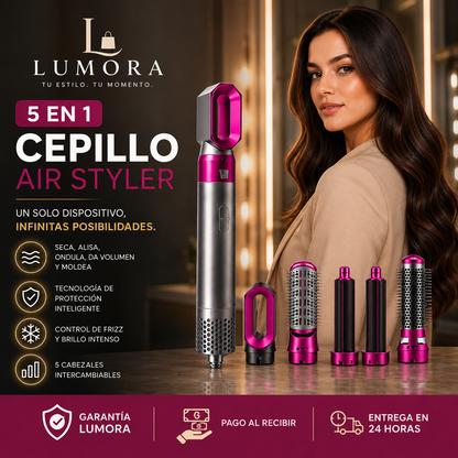 💇‍♀️ Super Cepillo Multifunción 5 en 1 Prime 🔥