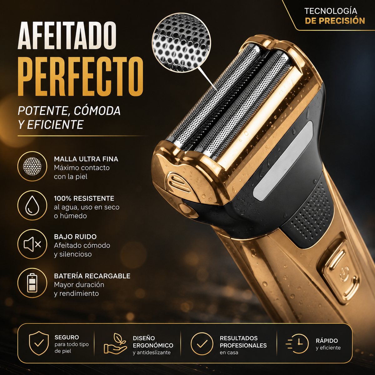 Cortapelos recargable 3 en 1
