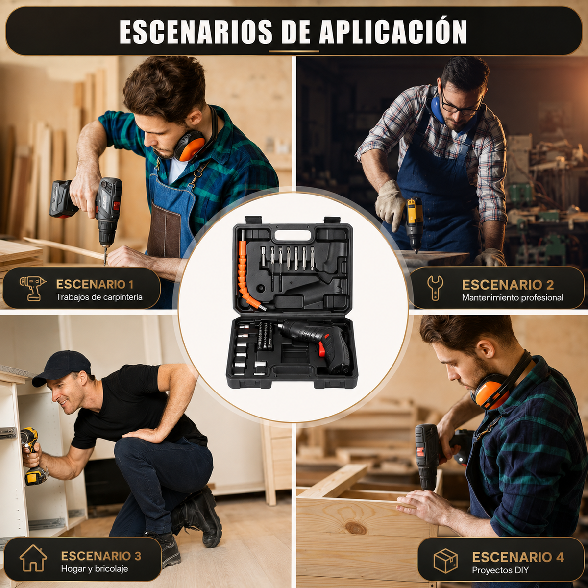 Kit destornillador electrico