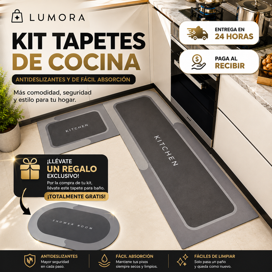 🫧 Pack de alfombrillas antideslizantes y de fácil absorción 🔥