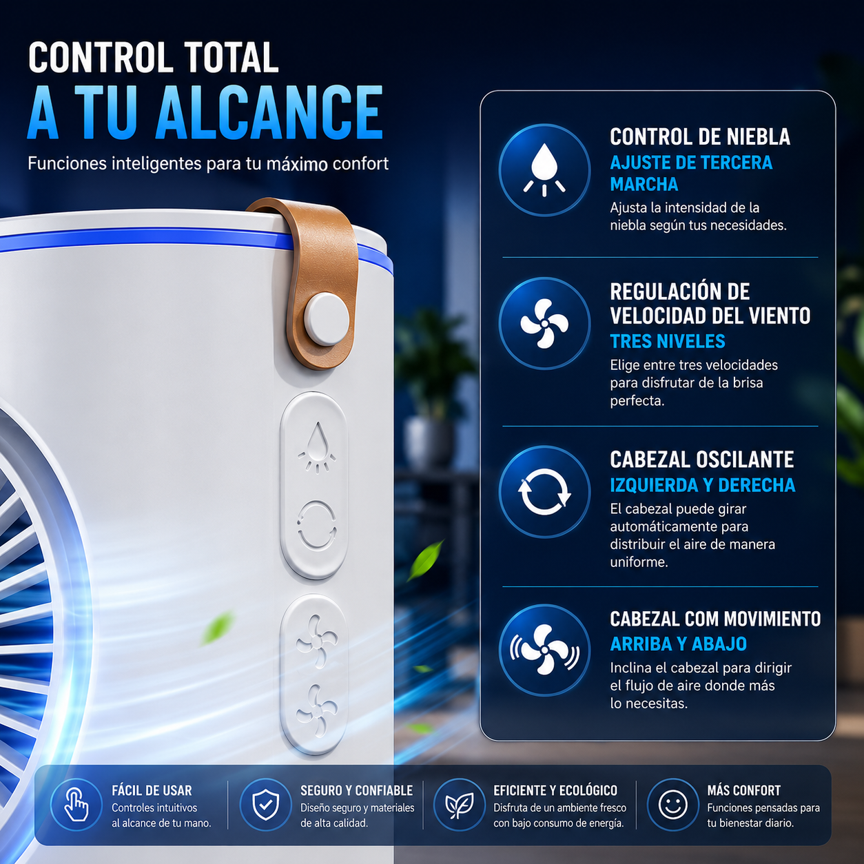 Aire acondicionado evaporativo portátil
