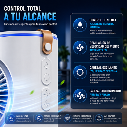 Aire acondicionado evaporativo portátil