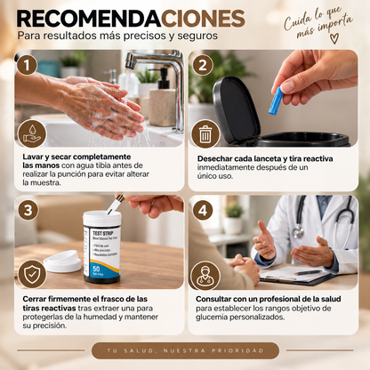 Kit Completo de Control de Glucosa