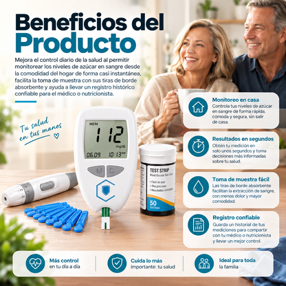 Kit Completo de Control de Glucosa