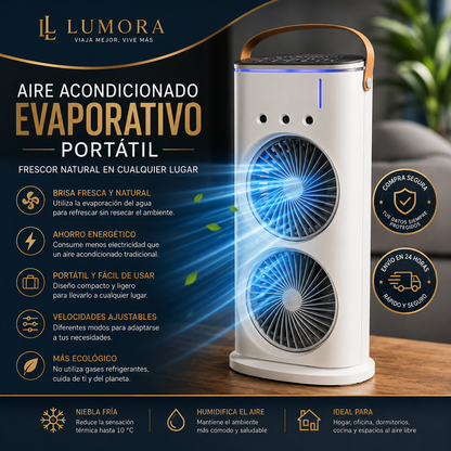 Aire acondicionado evaporativo portátil