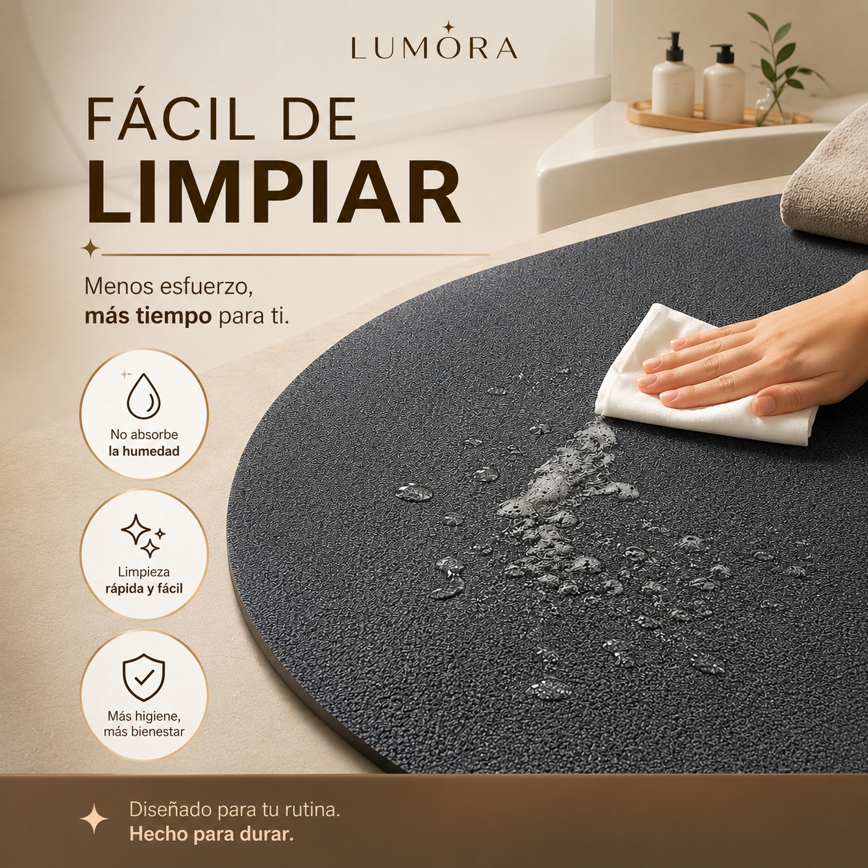 🫧 Pack de alfombrillas antideslizantes y de fácil absorción 🔥