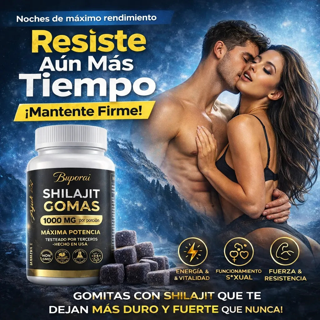 Buporai Shilajit Gummies – Potencia Masculina