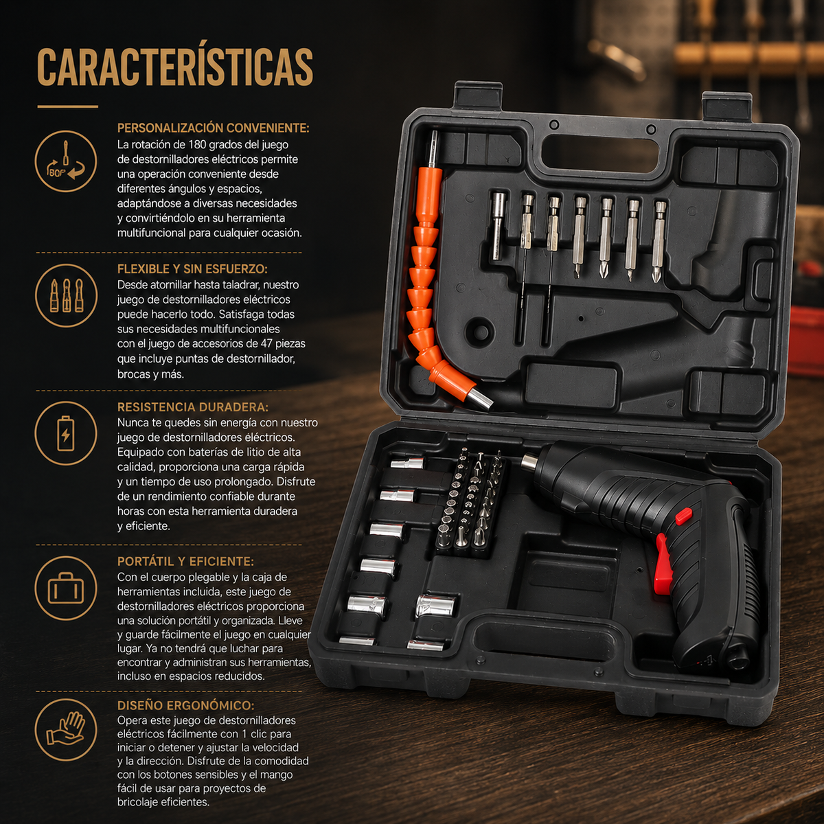 Kit destornillador electrico