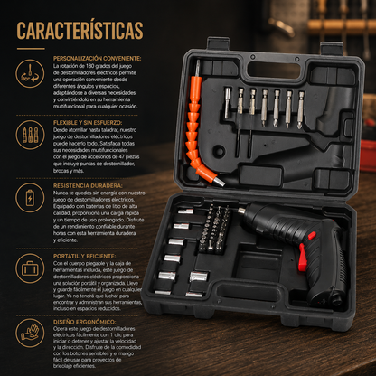 Kit destornillador electrico