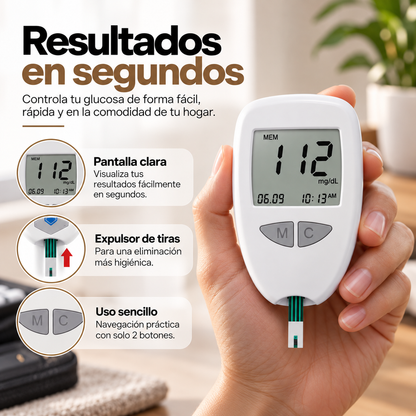 Kit Completo de Control de Glucosa