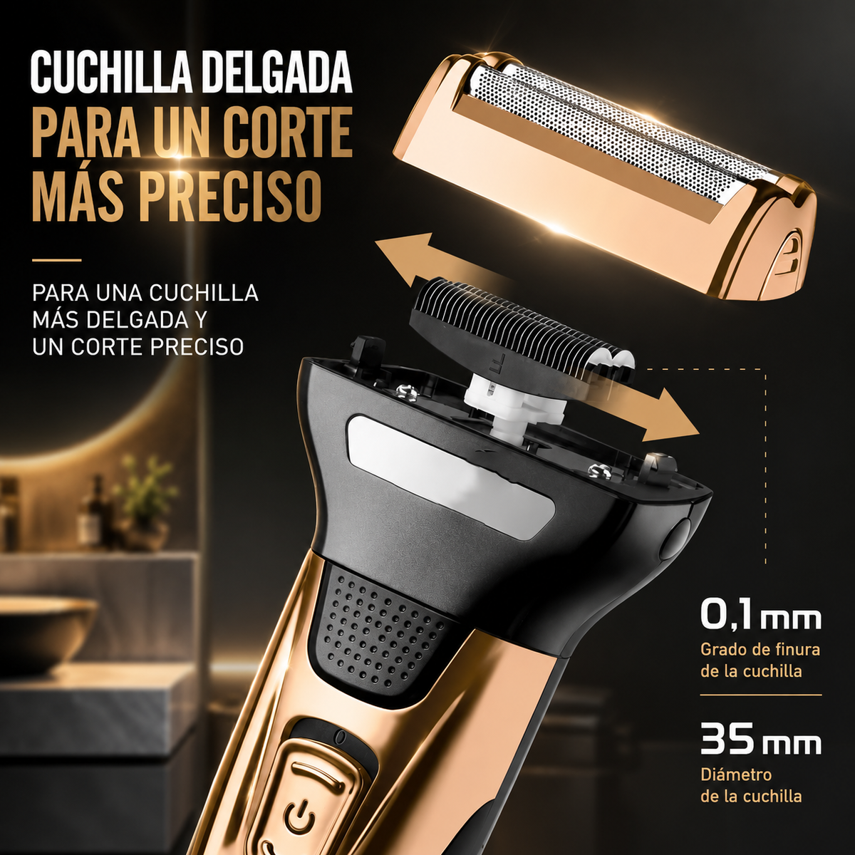 Cortapelos recargable 3 en 1